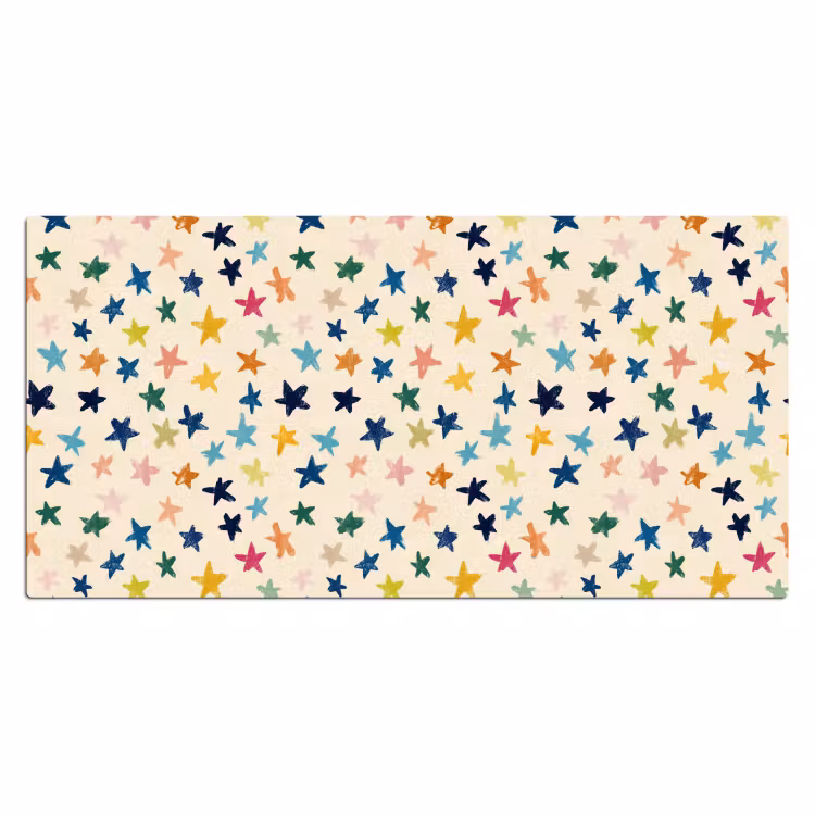 Bureau onderlegger - Patroon - Sterren - Kleurrijk — 2