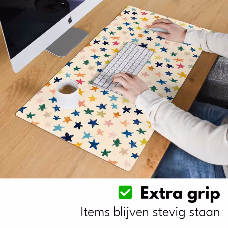 Bureau onderlegger - Patroon - Sterren - Kleurrijk — 6