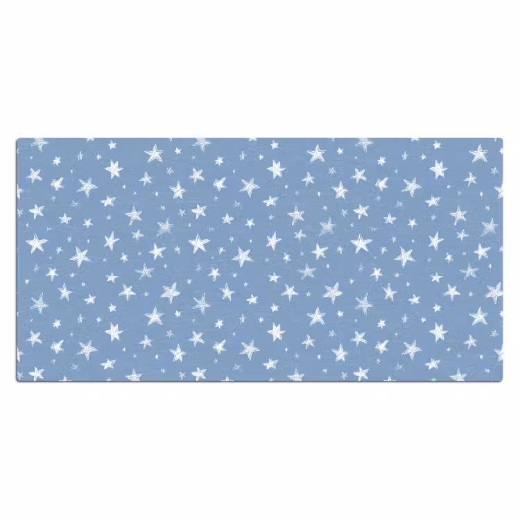 Bureau onderlegger - Sterretjes - Patroon - Blauw — 2