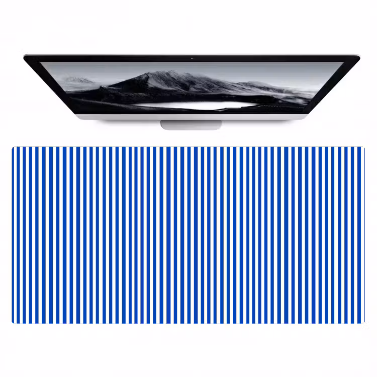 Bureau onderlegger - Klassiek - Strepen - Blauw — 1
