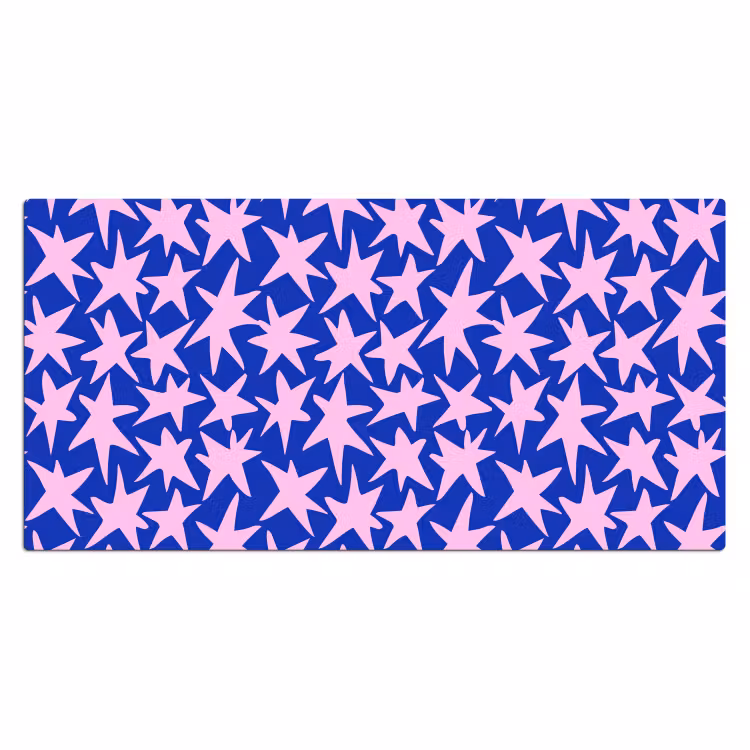 Bureau onderlegger - Modern - Sterren - Blauw — 2