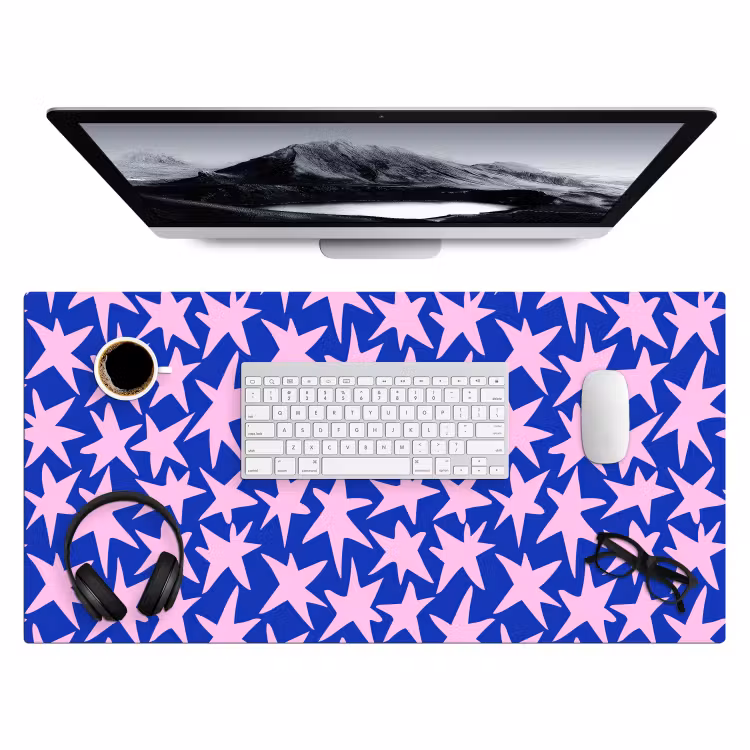 Bureau onderlegger - Modern - Sterren - Blauw — 4