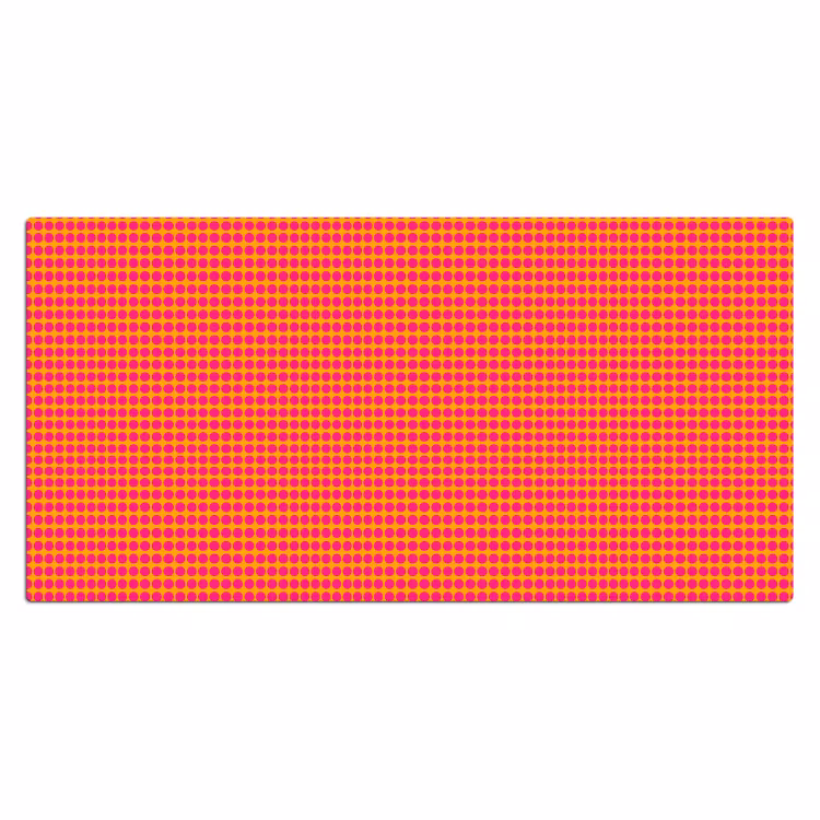 Bureau onderlegger - Modern - Stippen - Oranje — 2