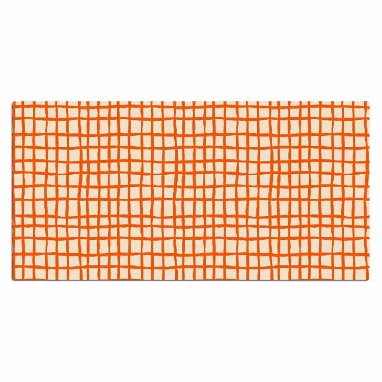 Bureau onderlegger - Patroon - Lijnen - Oranje — 2