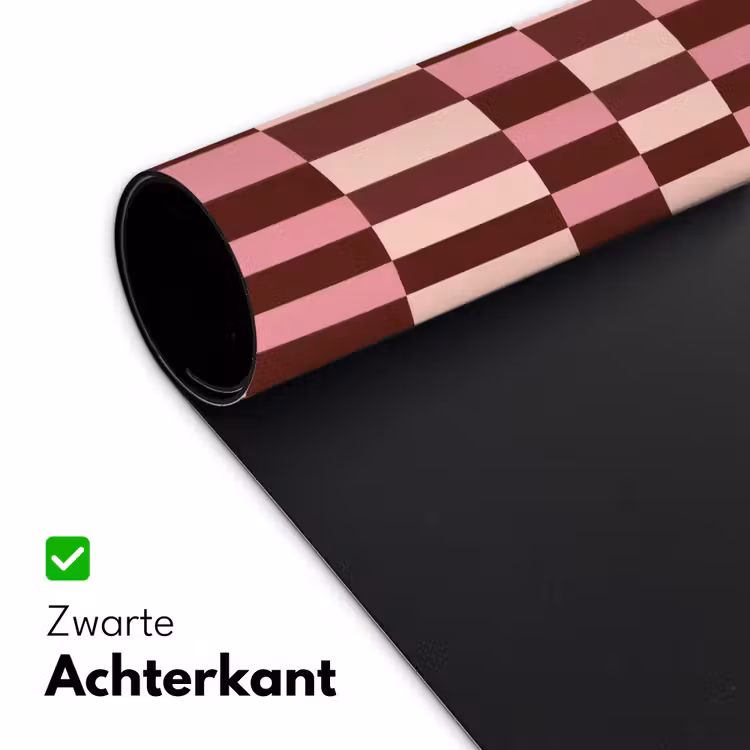 Bureau onderlegger - Roze - Rood - Blokjes — 5