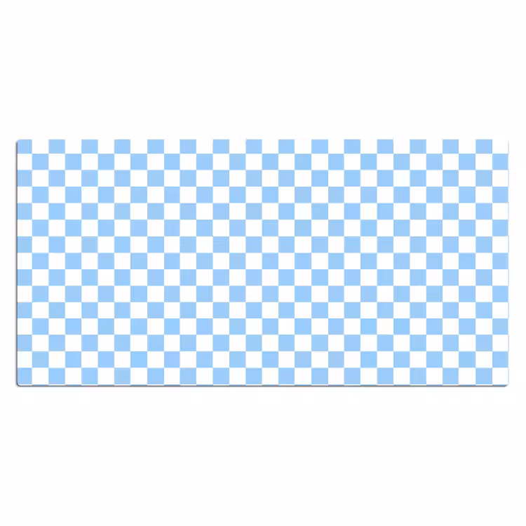 Bureau onderlegger - Schaakbord - Klassiek - Blauw — 2