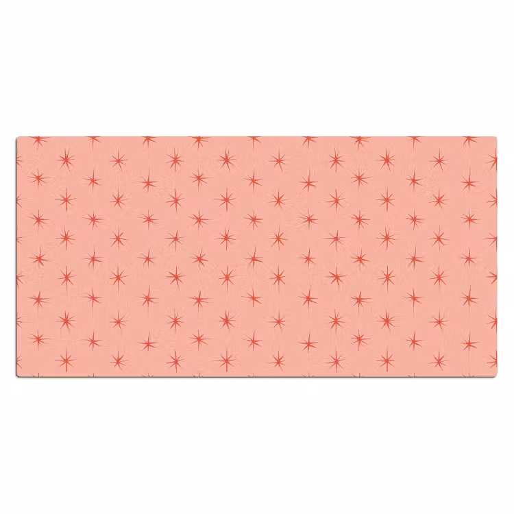 Bureau onderlegger - Sterretjes - Patroon - Oranje — 2