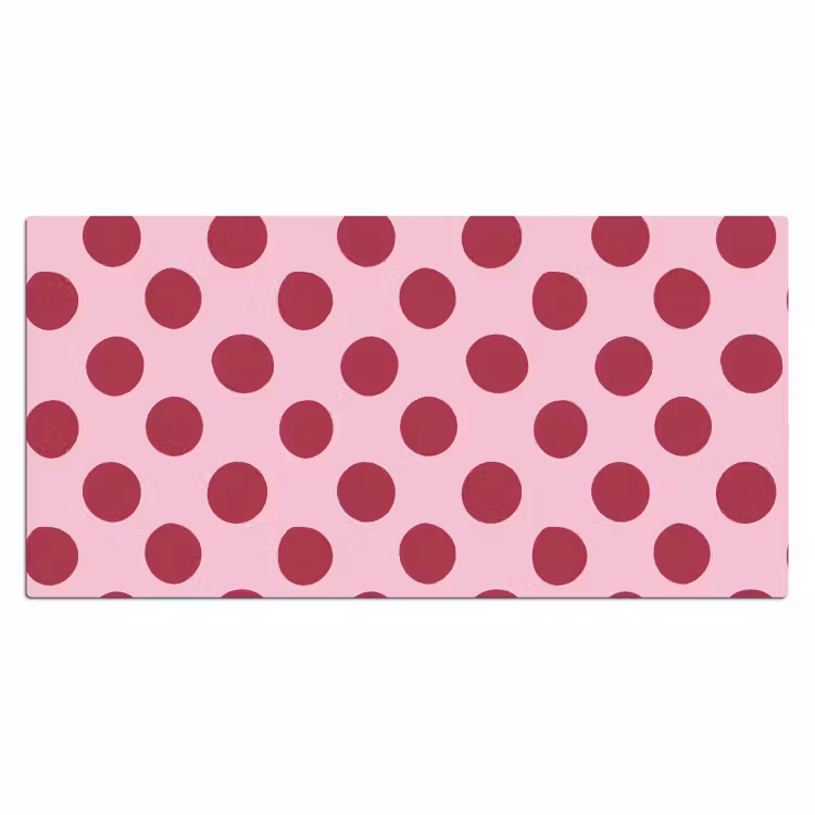 Bureau onderlegger - Stippen - Patroon - Bordeaux — 2