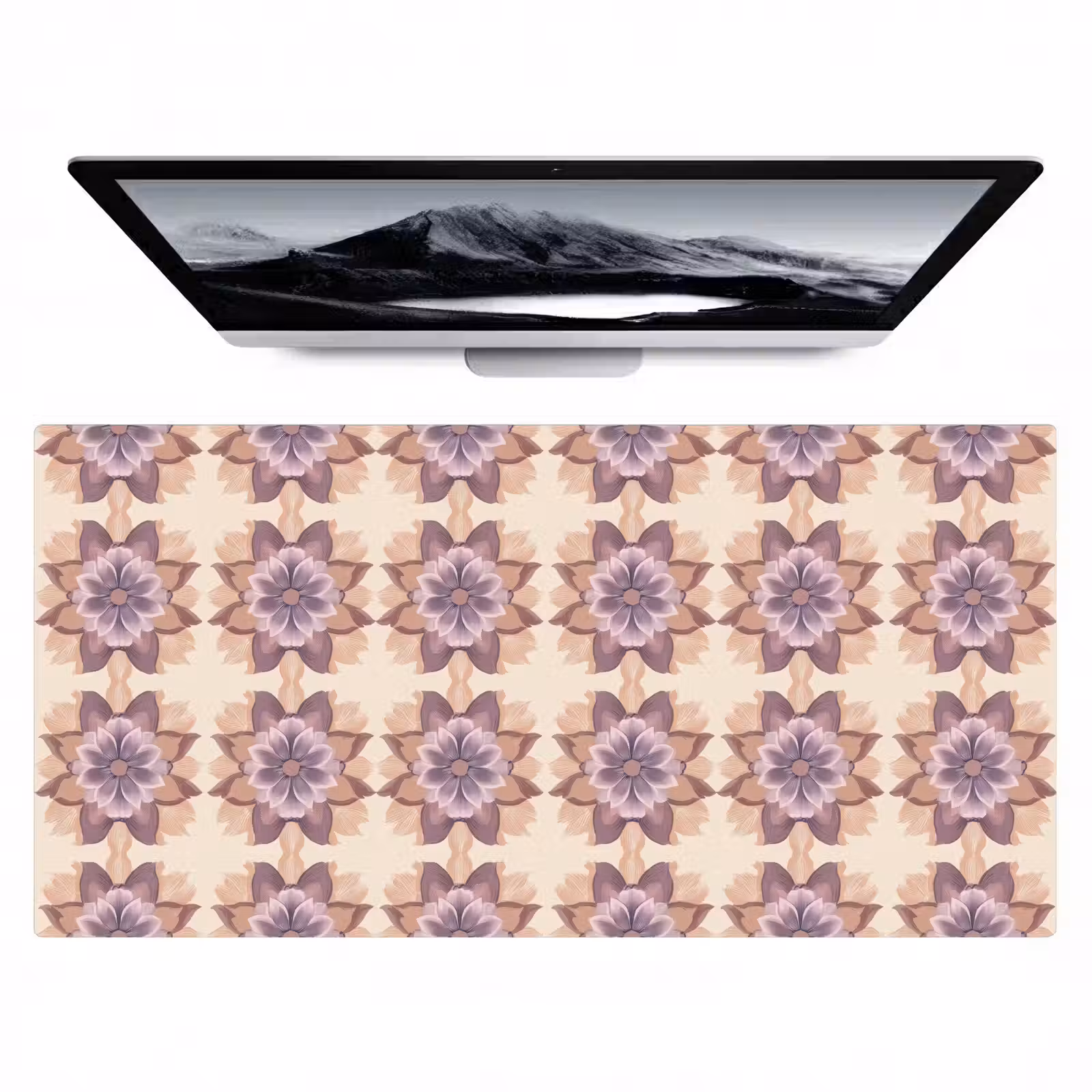 Bureau onderlegger - Klassiek - Patroon - Paars — 1