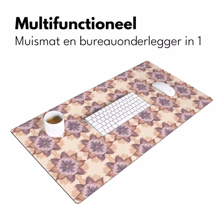 Bureau onderlegger - Klassiek - Patroon - Paars — 7