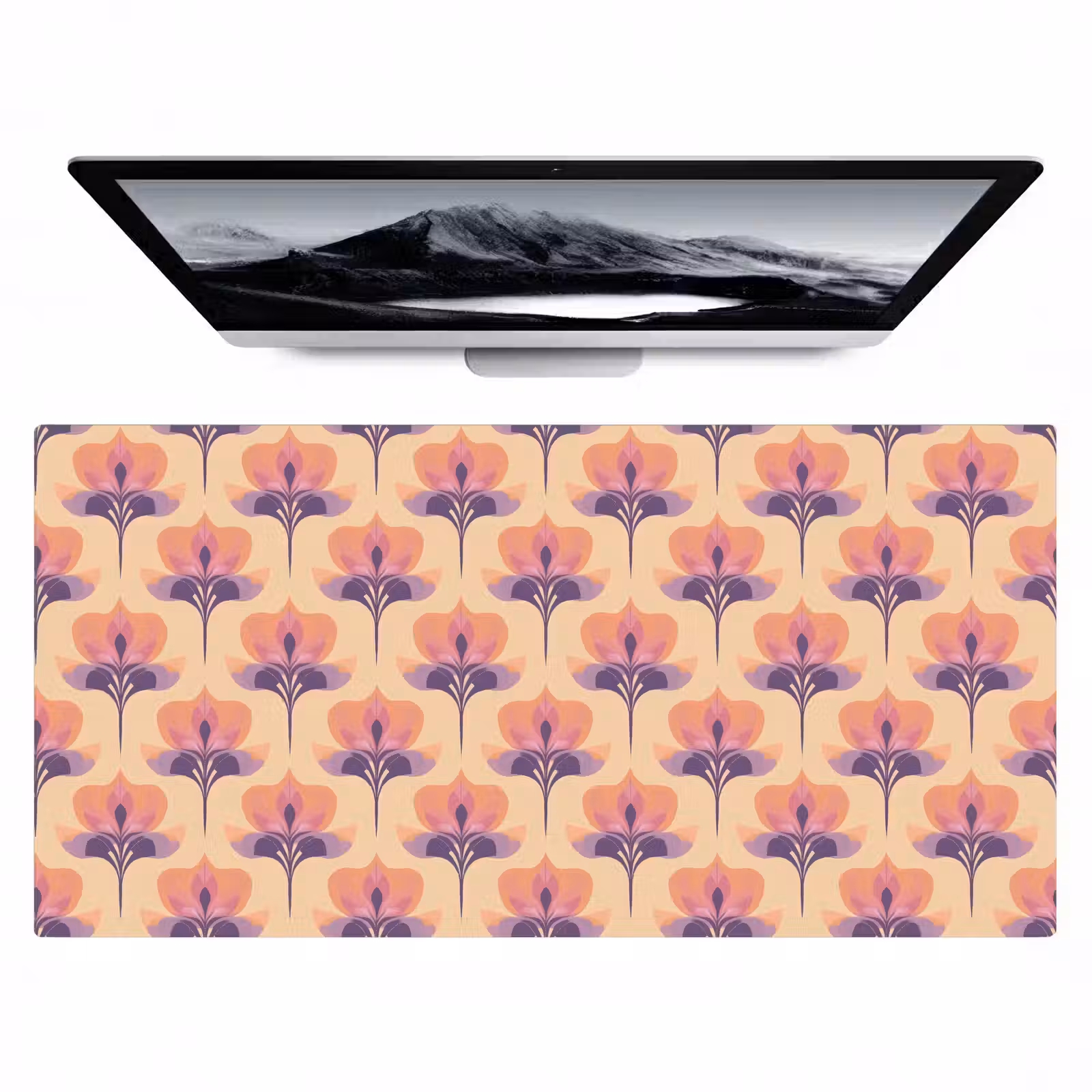 Bureau onderlegger - Botanisch - Patroon - Pastel — 1