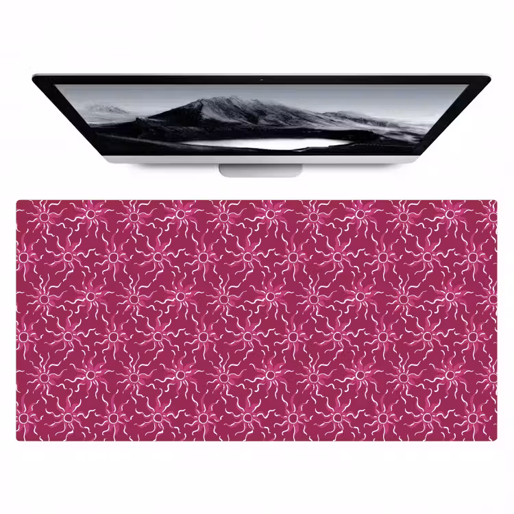 Bureau onderlegger - Bohemian - Zon - Magenta — 1