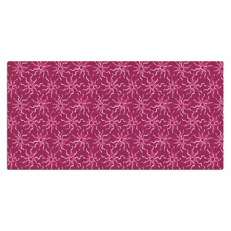Bureau onderlegger - Bohemian - Zon - Magenta — 2
