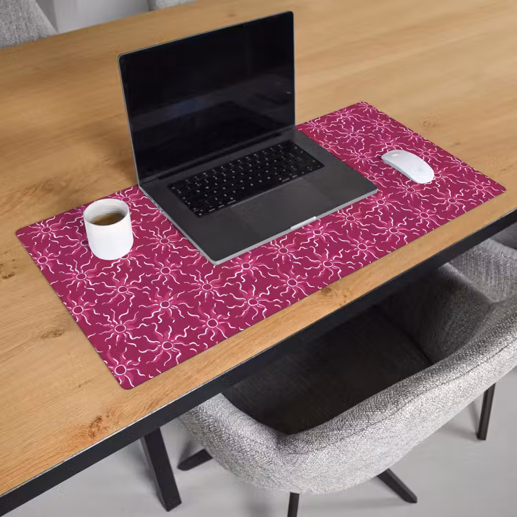 Bureau onderlegger - Bohemian - Zon - Magenta — 3