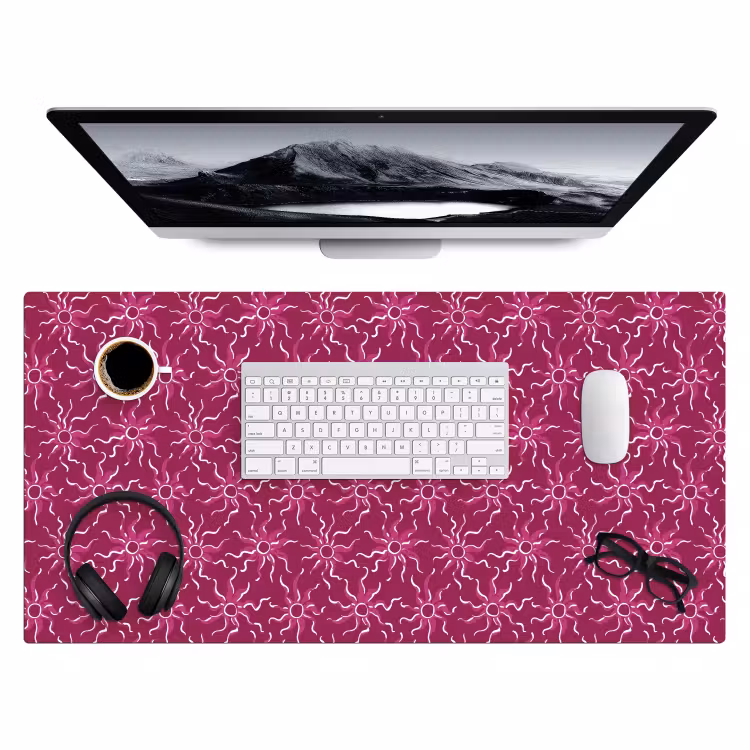 Bureau onderlegger - Bohemian - Zon - Magenta — 4