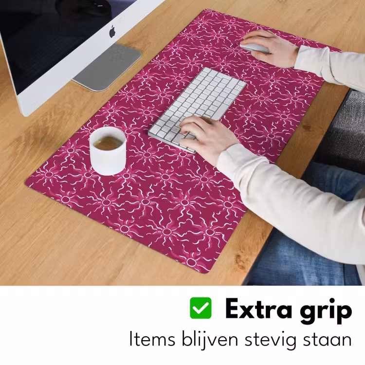 Bureau onderlegger - Bohemian - Zon - Magenta — 6