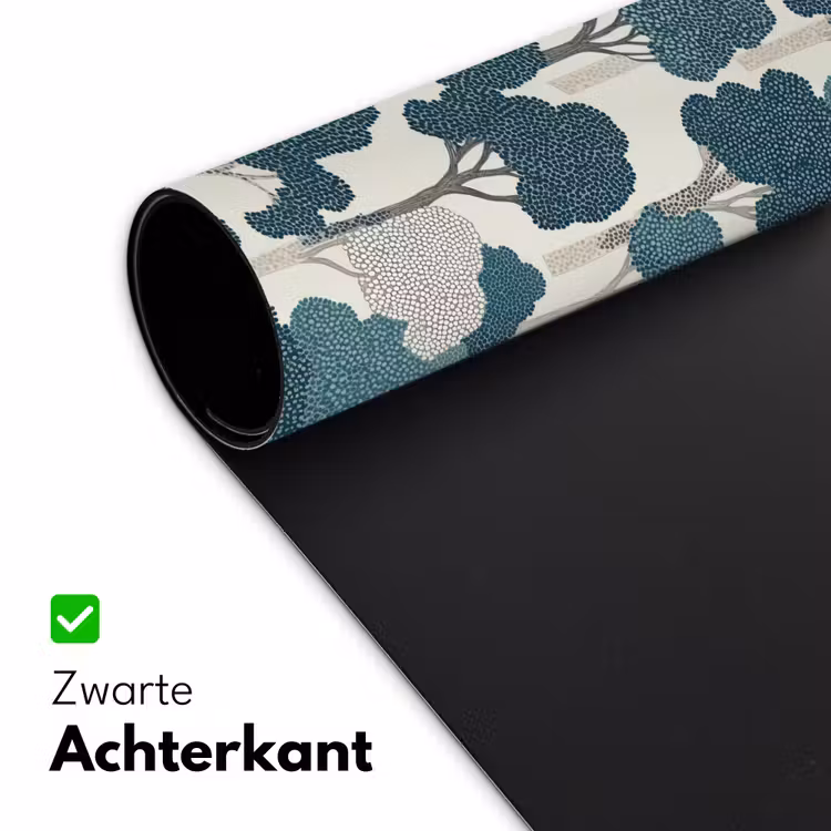 Bureau onderlegger - Modern - Bomen - Bos - Patroon - Blauw — 5
