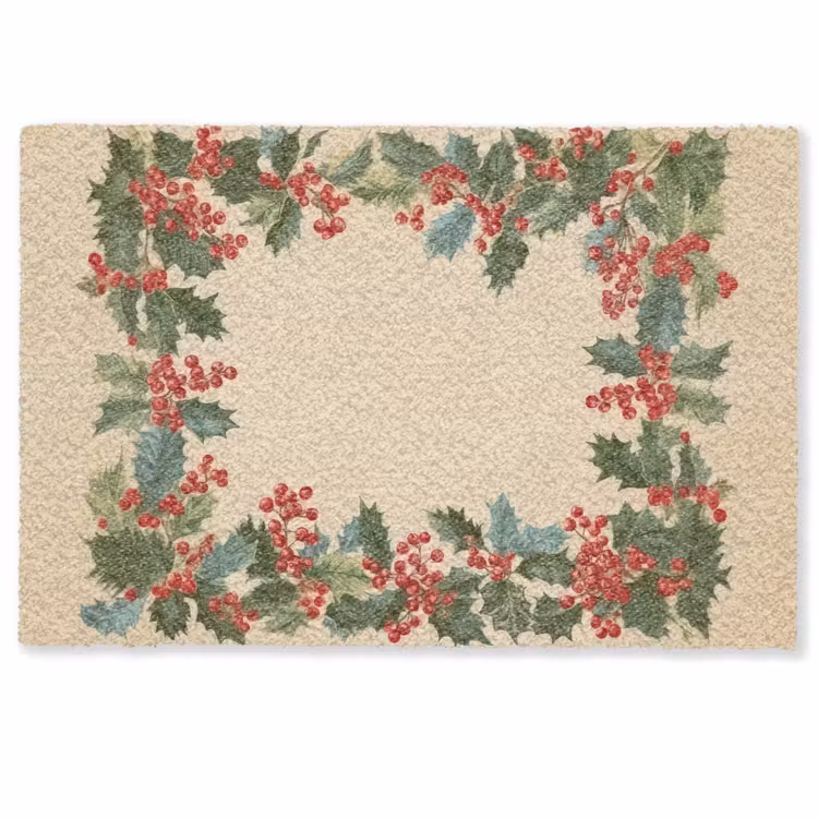 Deurmat - Hulstrand - Bessen - Beige — 1