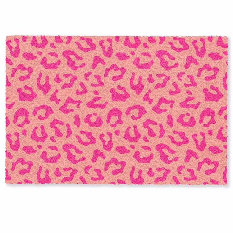 Deurmat - Panterprint - Roze - Dierenprint - Minimalistisch — 1