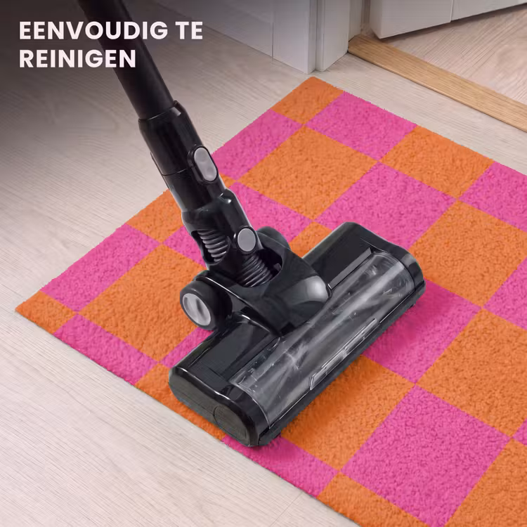 Deurmat - Schaakbord print - Oranje - Roze - Blokjes — 9