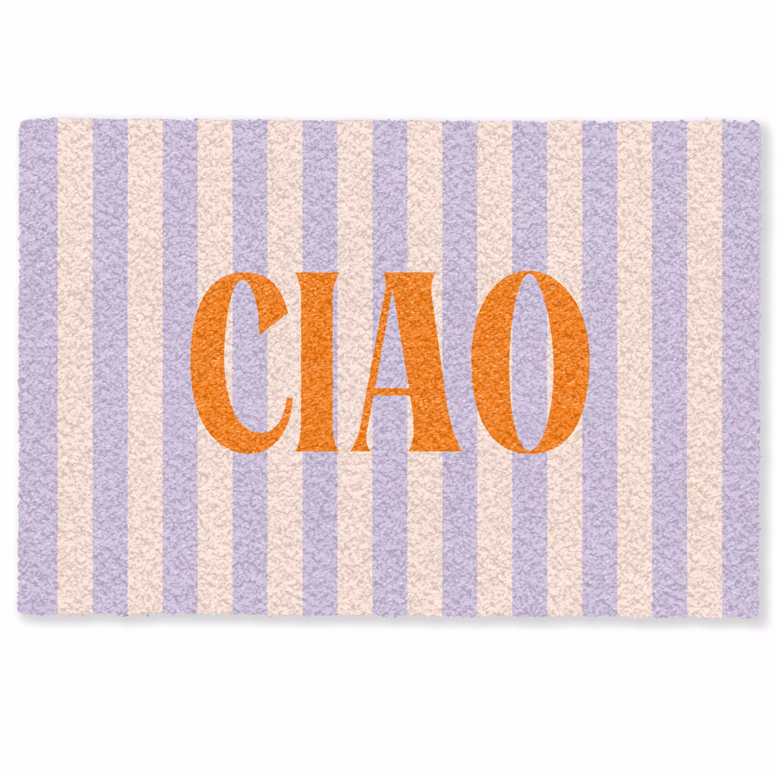 Deurmat - Ciao - Quote - Pastel - Strepen — 1