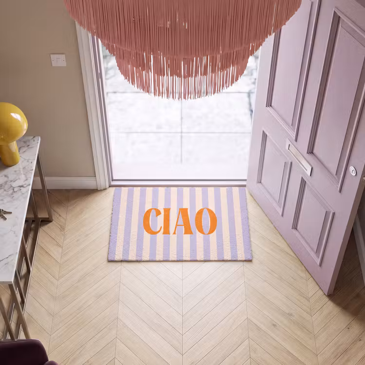 Deurmat - Ciao - Quote - Pastel - Strepen — 4