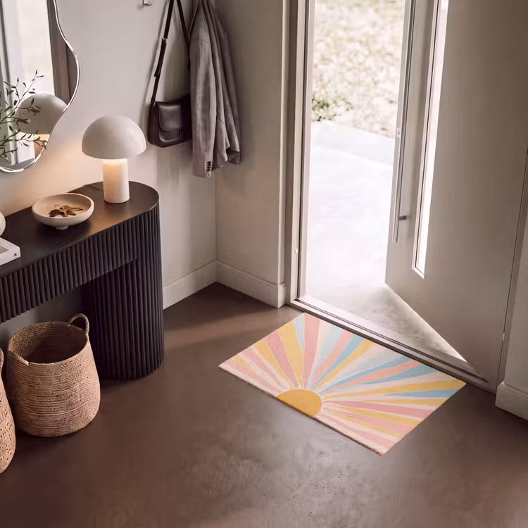 Deurmat - Illustratie - Zon - Pastelkleuren — 8