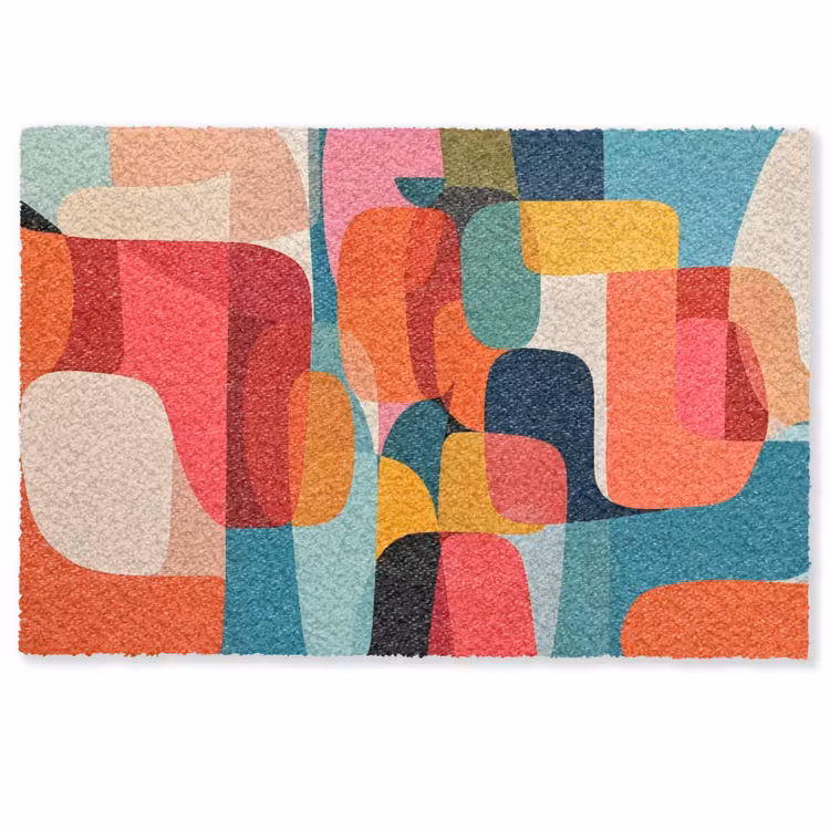 Deurmat - Vormen - Kleurrijk - Abstract - Vlakken — 1