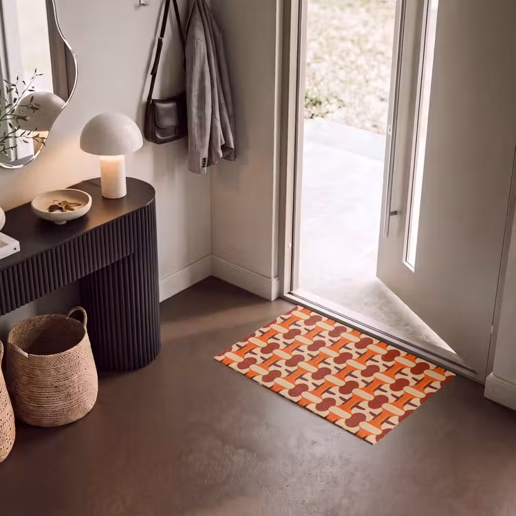 Deurmat - Geometrisch - Retro - Oranje — 8