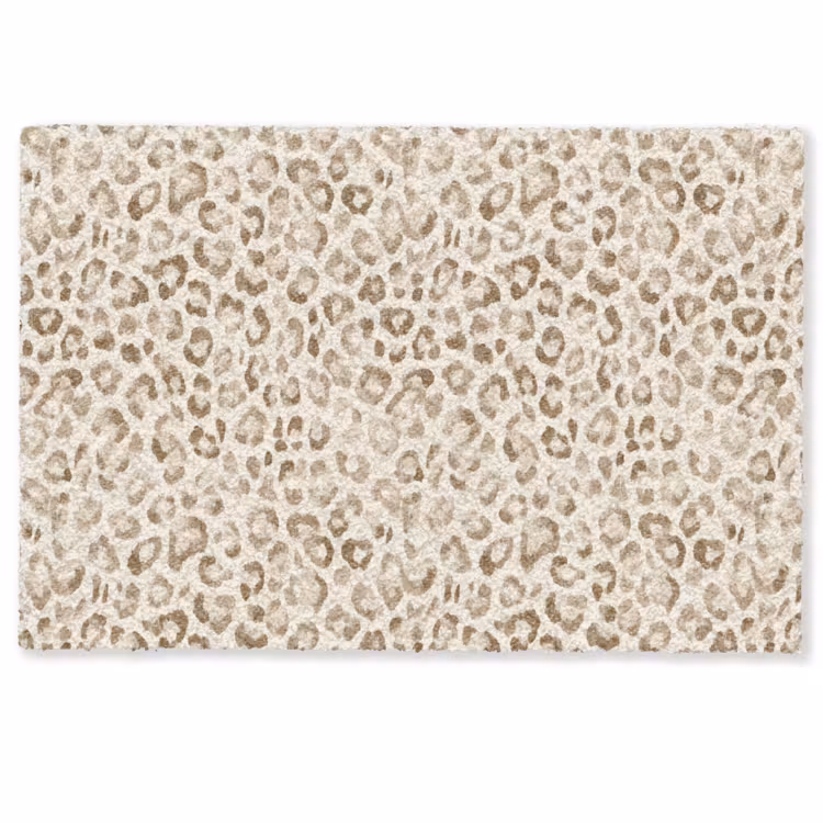 Deurmat - Luipaard - Klassiek - Beige — 1