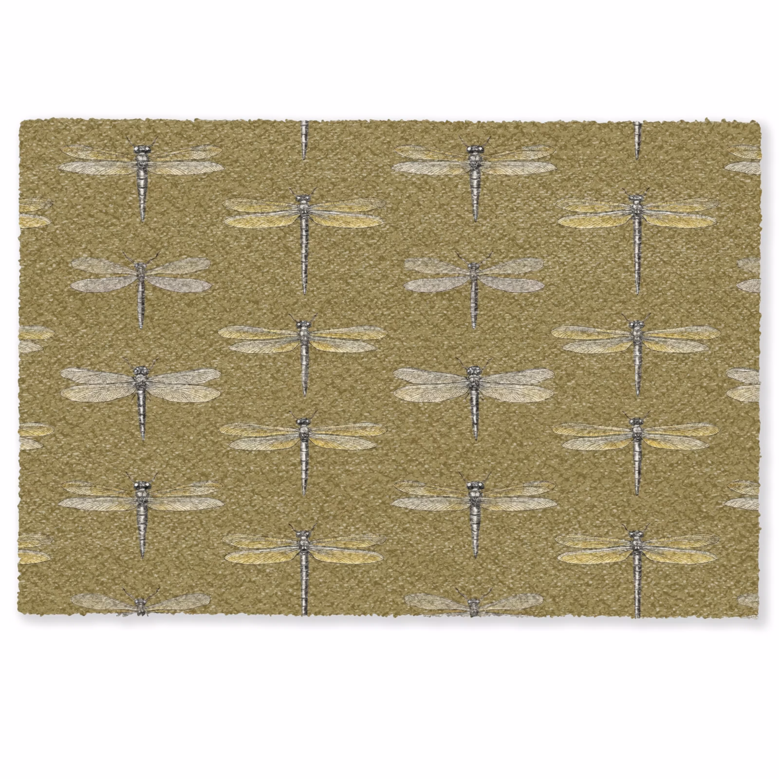 Deurmat - Libellen - Patroon - Groen — 1