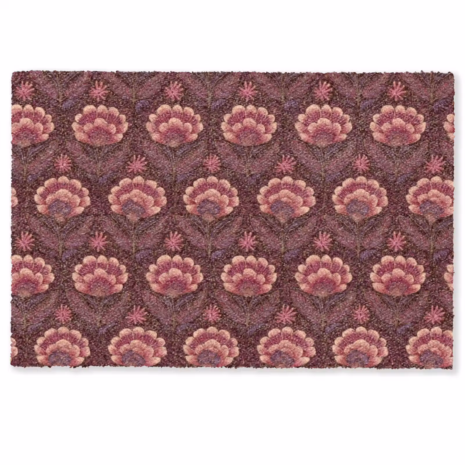 Deurmat - Bloemen - Waaier - Paars — 1