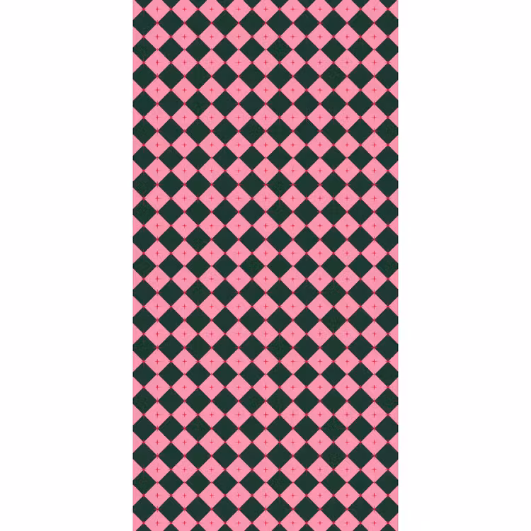 Behang - Ster - Roze - Groen - Kerst — 2