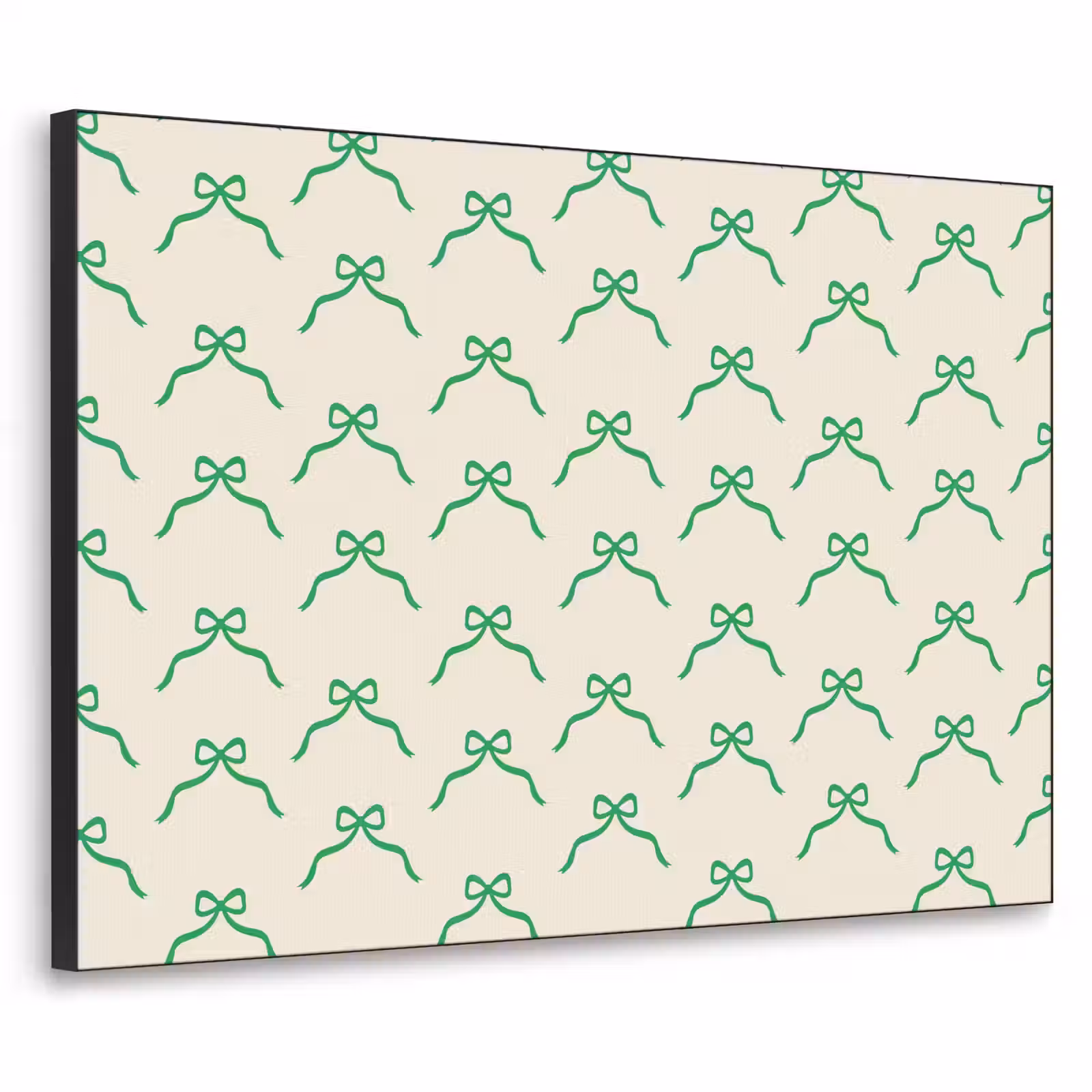 Art frame - Strik - Crème - Groen - Kerst — 1