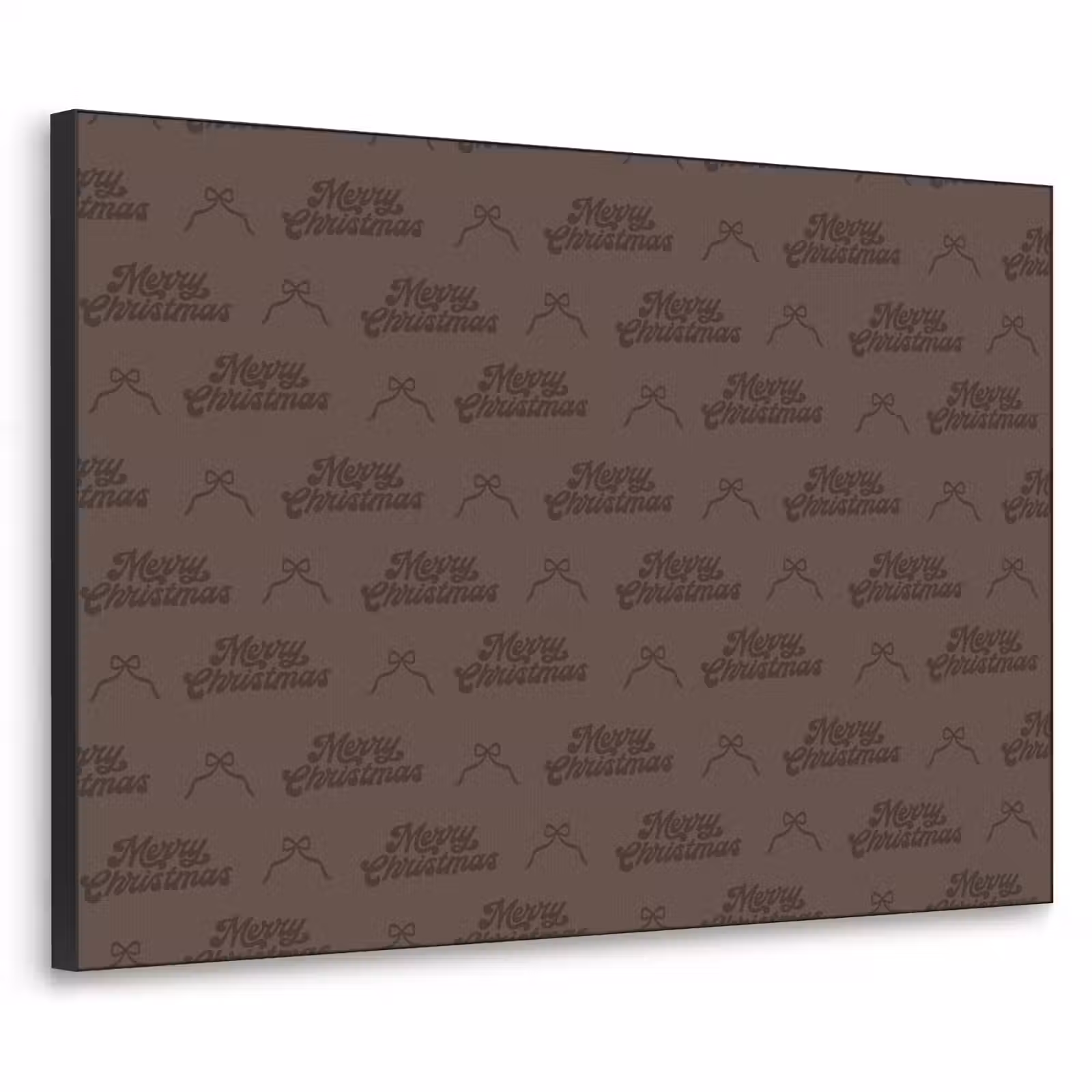 Art frame - Tekst - Strik - Bruin — 1