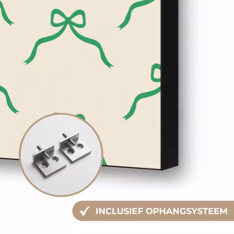 Art frame - Strik - Crème - Groen - Kerst — 6