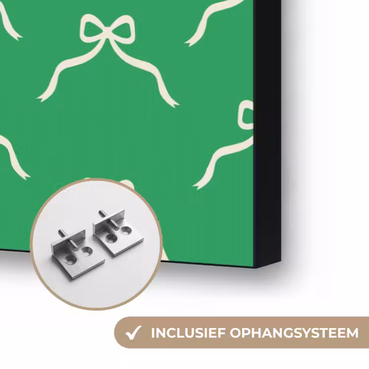 Art frame - Strik - Kerst - Groen - Wit — 6