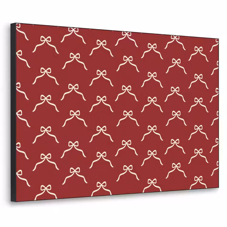 Art frame - Strik - Kerst - Rood - Wit — 1
