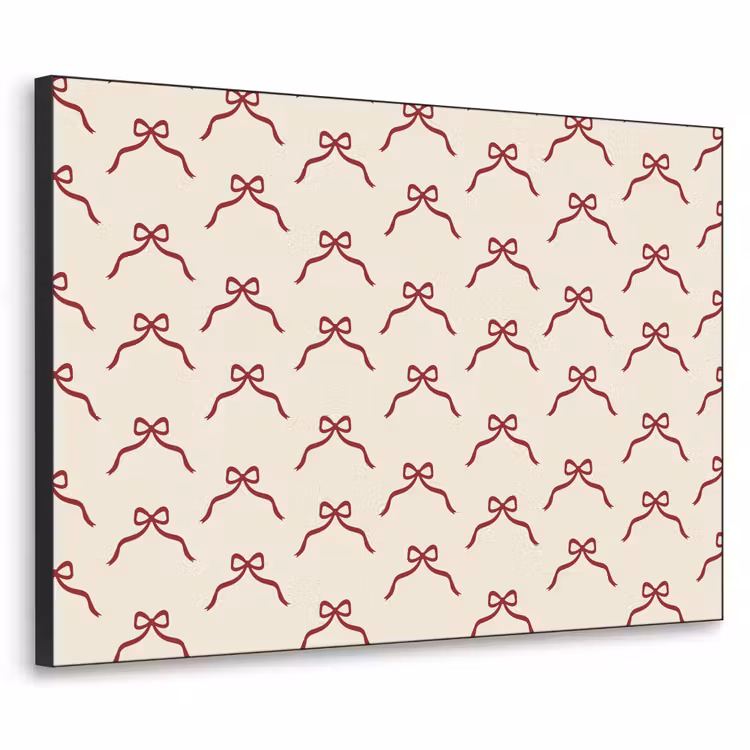 Art frame - Strik - Rood - Crème - Kerst — 1