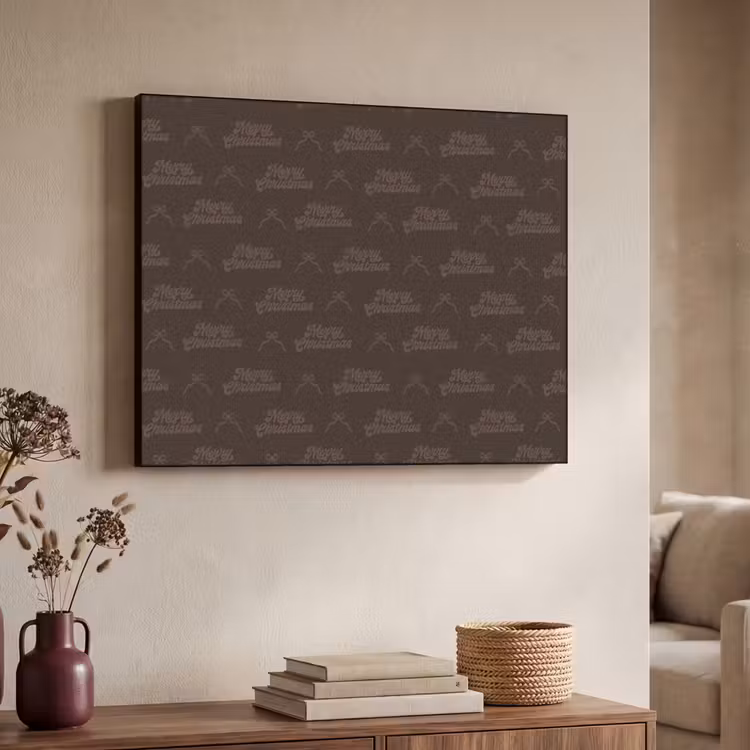Art frame - Tekst - Bruin - Strik — 7