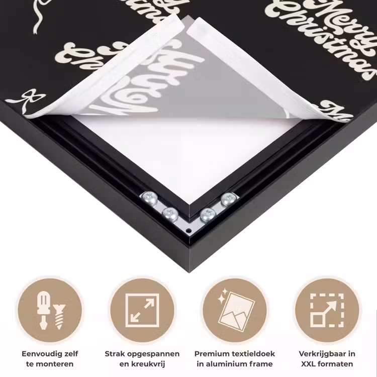 Art frame - Tekst - Zwart - Wit - Strik — 8
