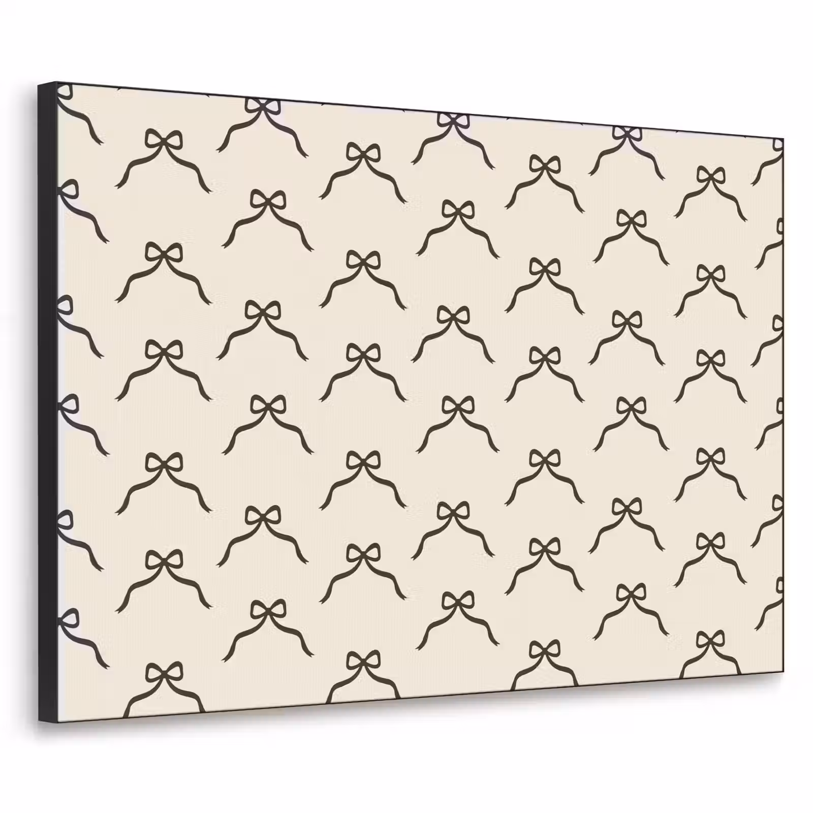 Art frame - Strik - Kerst - Zwart - Crème — 1