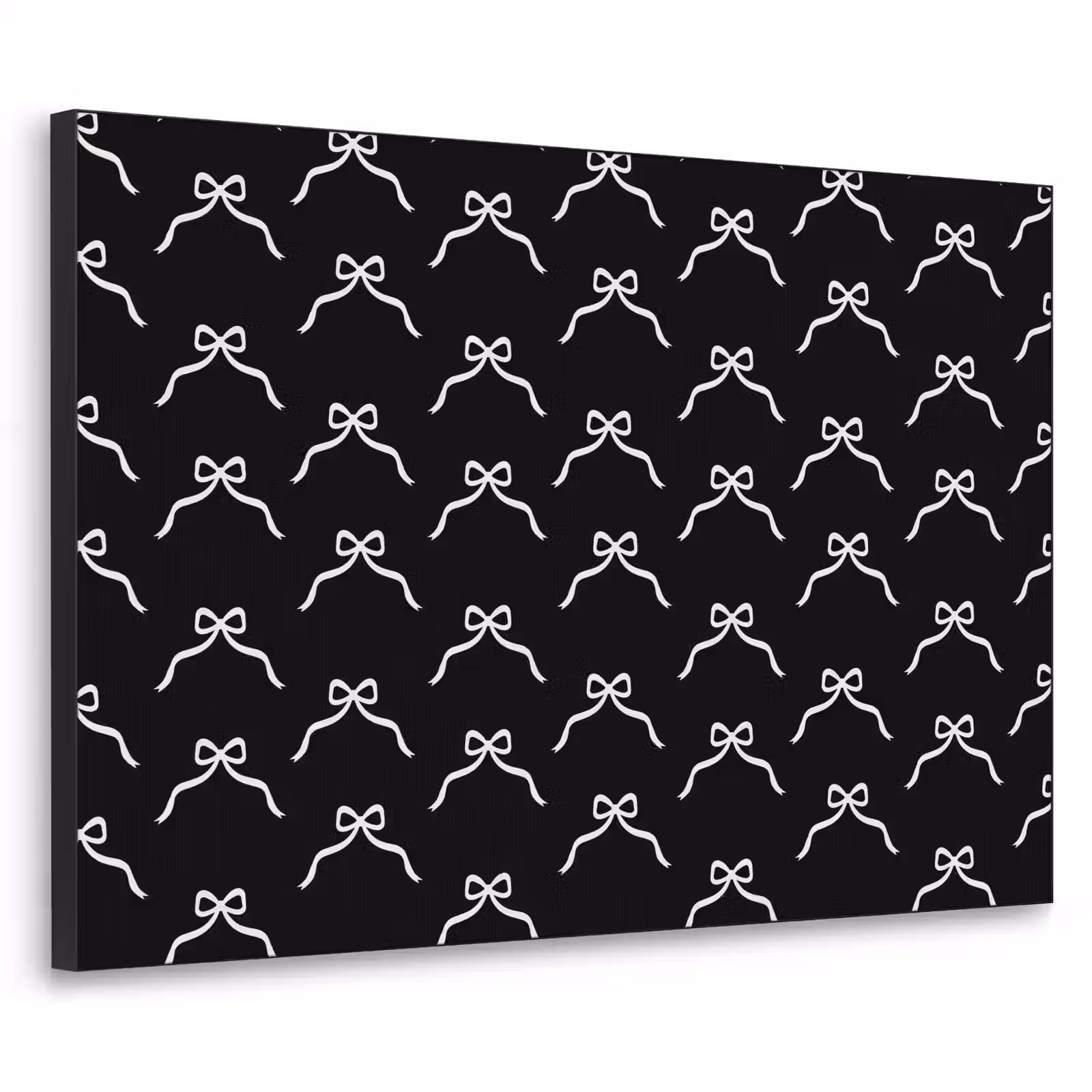 Art frame - Strik - Kerst - Zwart - Wit — 1