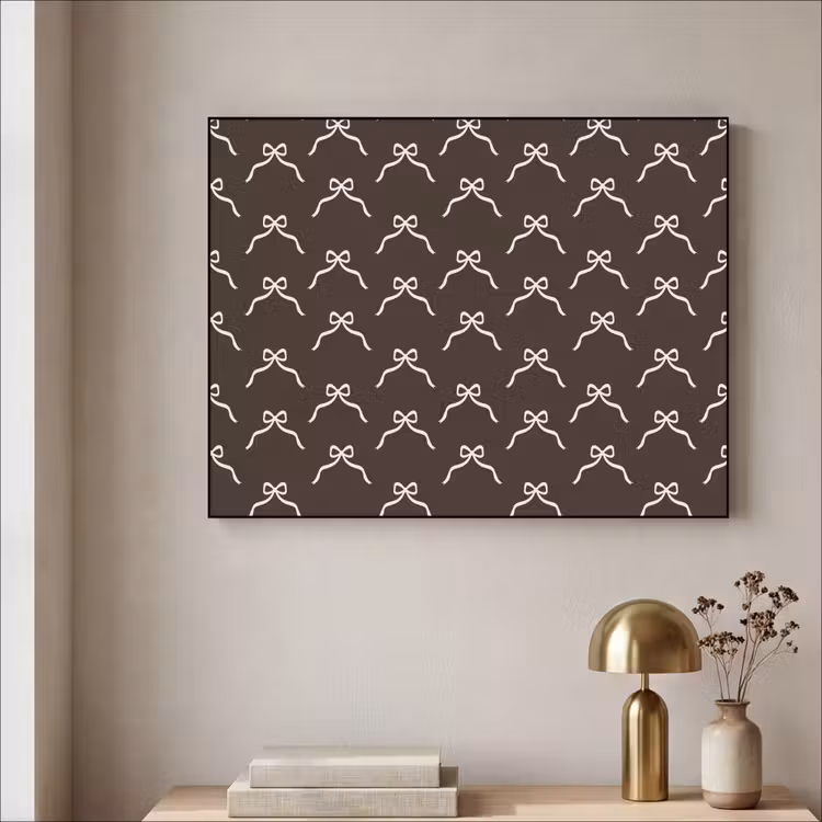 Art frame - Bruin - Strik - Kerst — 5