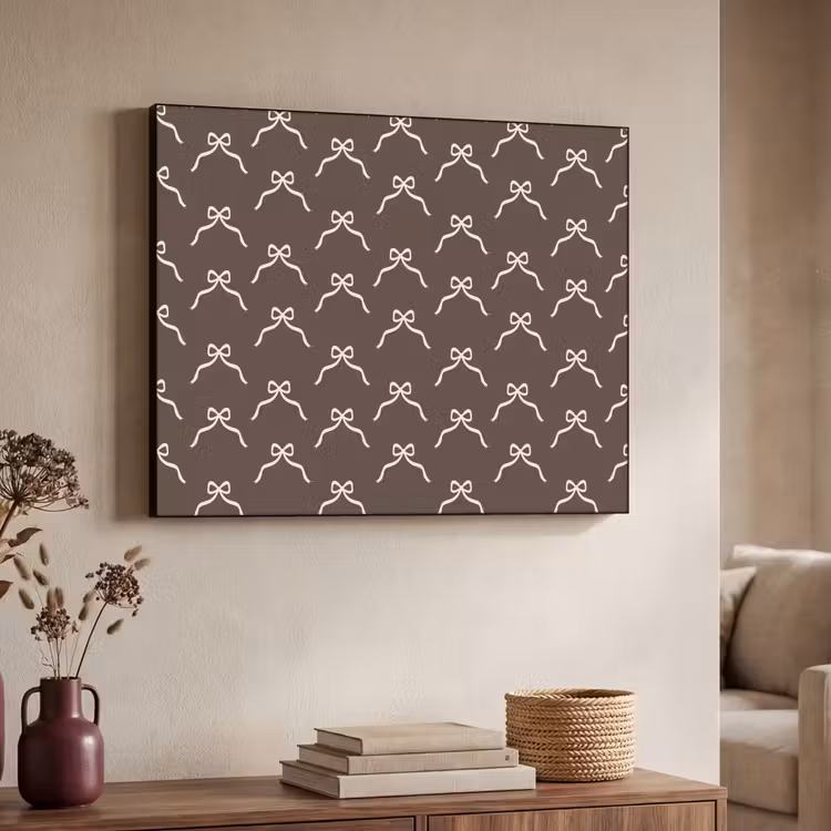 Art frame - Kerst - Strik - Bruin — 7