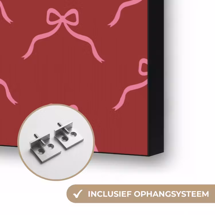 Art frame - Strik - Kerst - Rood - Roze — 6