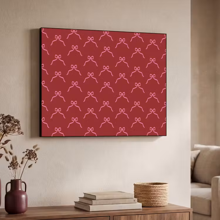 Art frame - Strik - Kerst - Rood - Roze — 7
