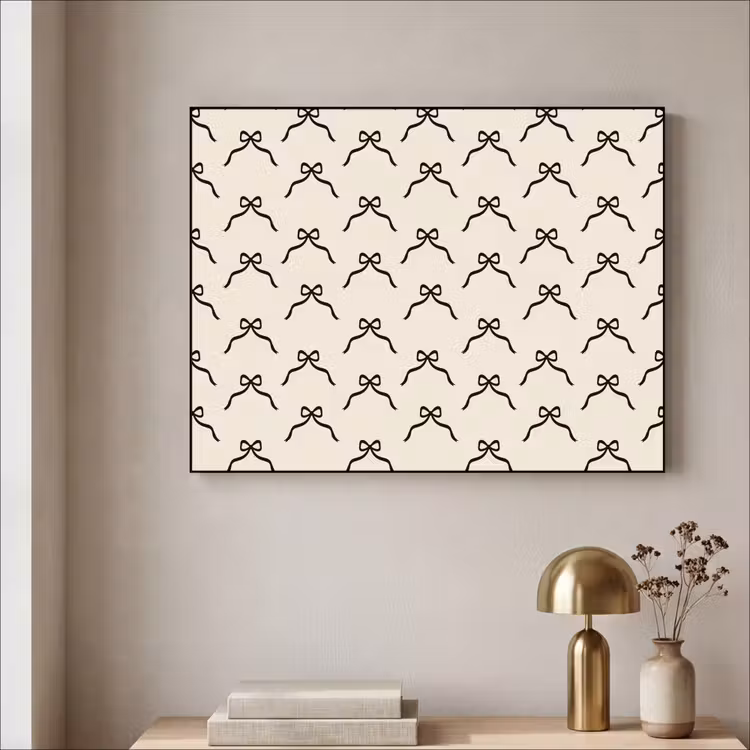 Art frame - Strik - Kerst - Wit - Zwart — 5