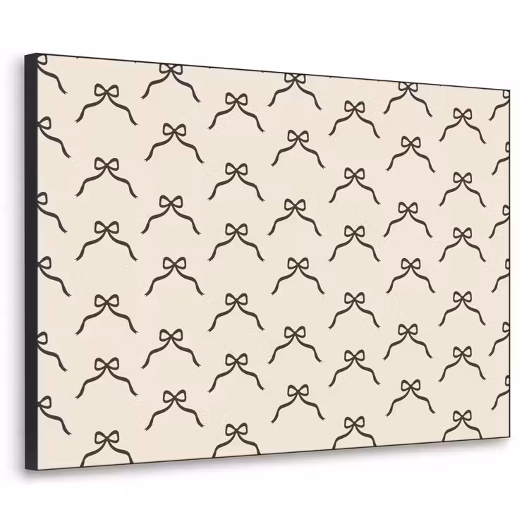 Art frame - Strik - Kerst - Zwart - Crème — 1