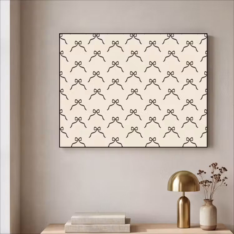 Art frame - Strik - Kerst - Zwart - Crème — 5